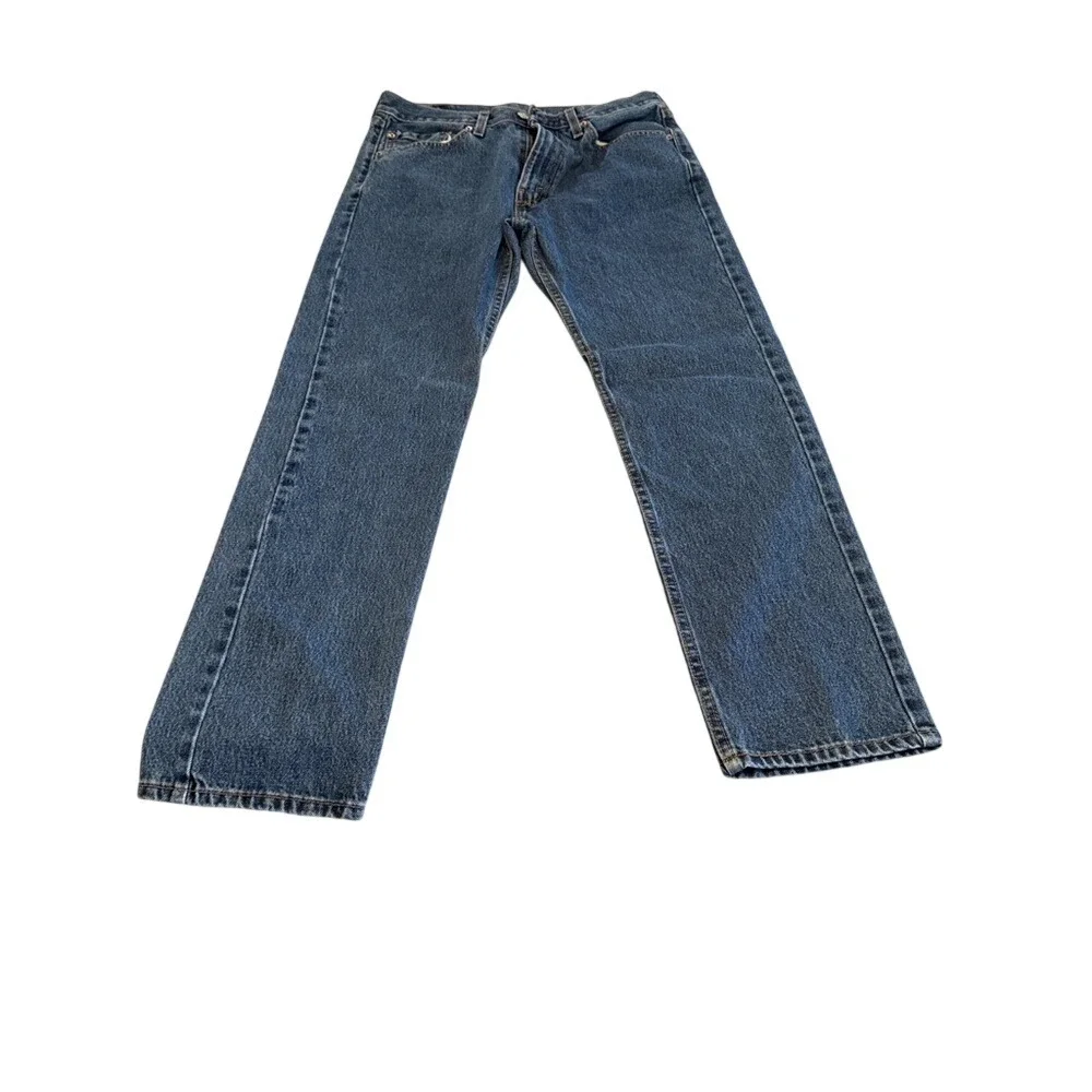 Levi's Men's 505‎ Blue Jeans Relaxed Fit Sz 33X32